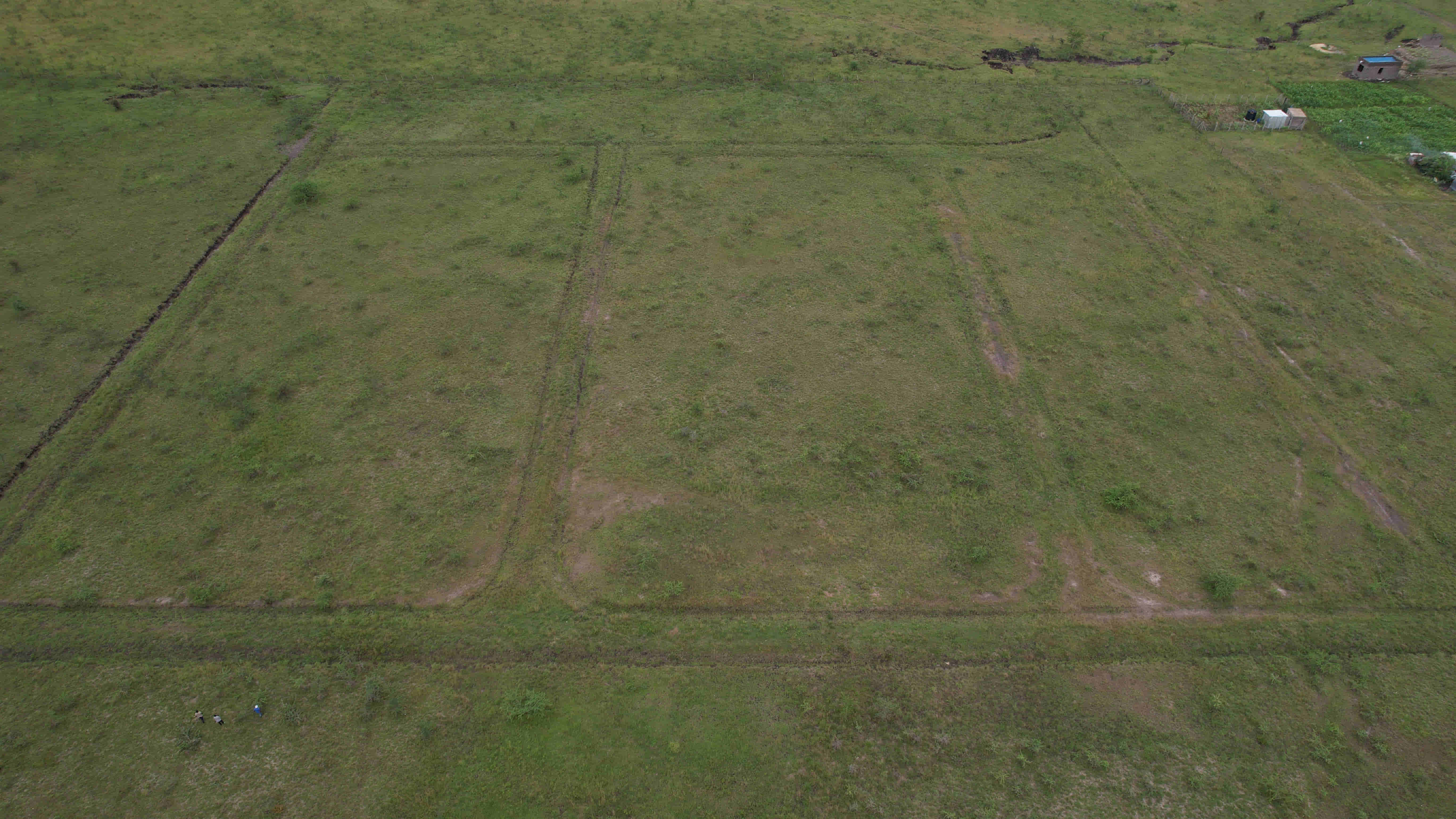 Ridge topography and natural drainage.